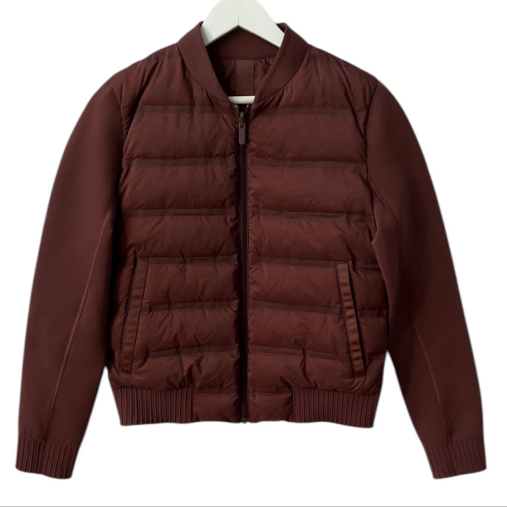Lululemon RARE Down and Around 700-fill Reversible Jacket dark cedar oxblood 6